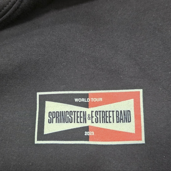 Bruce Springsteen & E Street Band 2023 Concert Tour Black Pullover Hoodie Sz 2X - Picture 9 of 11